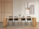 Transformer Table Transformer Scandinavian Oak Extendable Dining Table-5