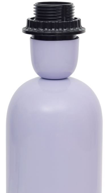 Moe's Home Collection Echo Soft Purple Gloss Table Lamp-3