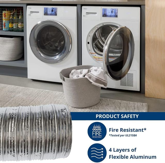 GE® 8' Flexible Metal Transitions Duct -4
