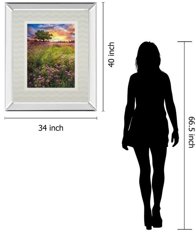 Classy Art Summer Meadows By Celebrate Life Gallery Mirror Framed Wall Art-3
