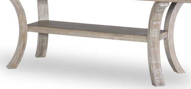 Legacy Classic Halifax Flax and Java Trestle Table-1