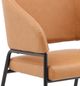 Dovetail Furniture Cathey 2-Piece Black/Camel Dining Chair Set-4
