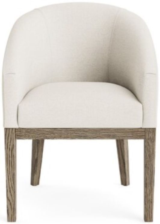 Bassett® Furniture Customizable BenchMade Hayes Oak Barrel Back Chair-1
