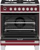Cuisinière biénergie style Pro de 30 po Fisher & Paykel® série 9 de 3.5 pi³ - Rouge-1