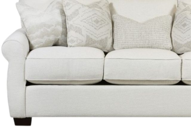 Fusion Furniture Hobnob Cotton White 91" Sofa-1