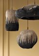 Currey & Company Comme Des Paniers Black/Khaki Orb Pendant Lighting-1