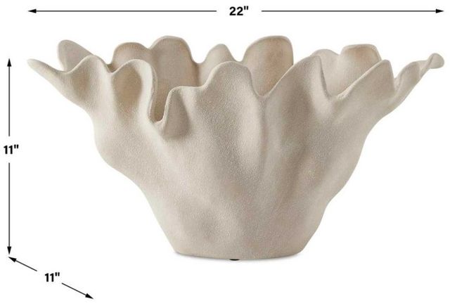 Uttermost® Sand Dune Natural Indoor-Outdoor Ceramic Bowl-3