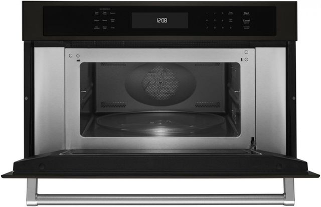 KitchenAid® 1.4 Cu. Ft. Black Stainless Steel with PrintShield™ Finish Built In Microwave-1