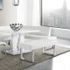 Armen Living Amanda White Bench-2