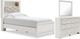 Signature Design by Ashley® Altyra 3-Piece White Twin Panel Bookcase Bed Set-0
