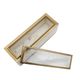 A & B Home Gold/White Lidded Box-3