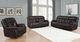 Coaster® Greer 3-Piece Dark Brown Manual Reclining Living Room Set-1