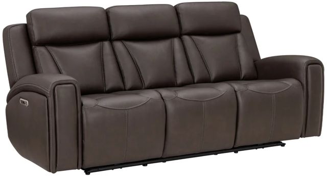 Parker House® Maveric Bette Coffee Power Reclining Sofa with Zero Gravity and Drop Down Table-0