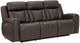 Parker House® Maveric Bette Coffee Power Reclining Sofa with Zero Gravity and Drop Down Table-0