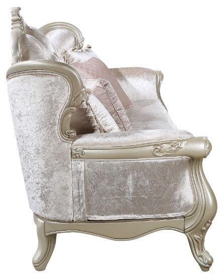 New Classic® Home Furnishings Monique Champagne Sofa-3