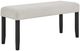 Crown Mark Jules Charcoal/Gray Dining Bench-0
