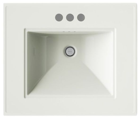 Kohler Memoirs® Stately Dune 25" Centerset Pedestal/Console Table Bathroom Sink-1