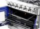 FORNO® Massimo 36" Stainless Steel Pro Style Gas Range-1