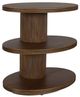 Uttermost® Top Tier Walnut Side Table-0