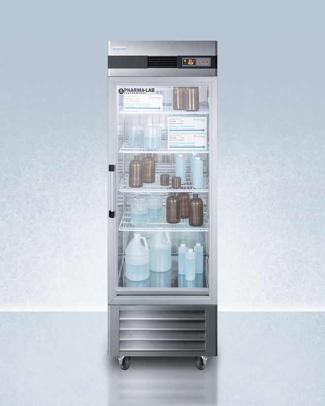 Accucold® Pharma-Lab Performance Series 23.0 Cu. Ft. Stainless Steel Frame Upright Pharmacy Refrigerator-3