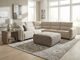 Kate Preston Home 5pc Selene Grey Power Reclining Sectional PLUS FREE Matching Recliner-3