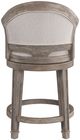 HH2 Home Monae Dark Gray Counter Height Swivel Stool-3