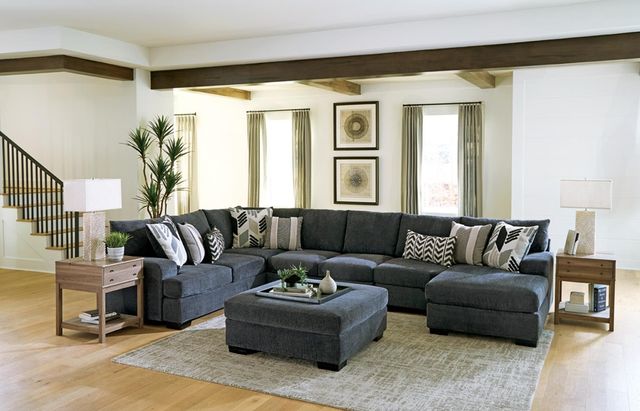 Albany Industries 5-Piece Clash Charcoal Right-Side Facing Chaise Sectional-1