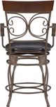 Powell® Bria Dark Bronze Big and Tall Counter Stool-4