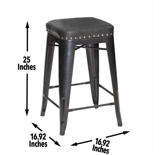 Steve Silver Co. Hank 24" Counter Stool-3