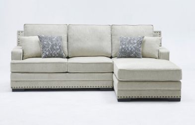 Milton Greens Stars 2-Piece Taupe Right Hand Facing Sectional and Chaise-2