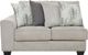 Benchcraft® Ardsley 3-Piece Pewter L-Shape Sectional Sofa-2