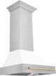 ZLINE Autograph Edition 30" White Matte Wall Mounted Range Hood-2