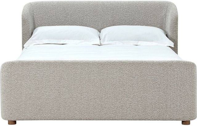 Modus Furniture Virgil Kiki Cotton Ball Eastern King Upholstered Platform Bed-2
