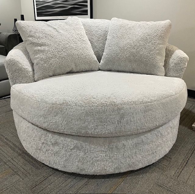 Arctic Swivel Accent Chair - OVERSTOCK-0