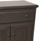 American Heartland Manufacturing Poplar Microwave Base with Wood Top -1