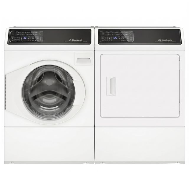 Huebsch® White Front Load Washer & Electric Dryer Laundry Pair-0