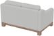 International Furniture Direct Samba Oyster/Rich Brown Loveseat-3