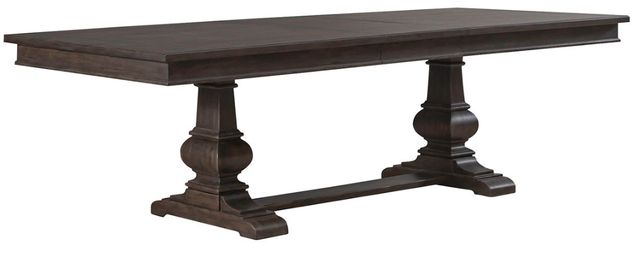 Liberty Furniture Paradise Valley Saddle Brown Trestle Table-0