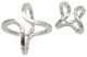 A & B Home 2-Piece Silver Globe Decorative Objects-1
