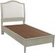 aspenhome® Charlotte Shale Twin Upholstered Bed-1