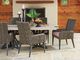 Tommy Bahama® Outdoor Cypress Point Ocean Terrace Driftwood Gray Arm Dining Chair-2