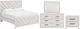 Signature Design by Ashley® Cayboni 4-Piece Whitewash King Panel Bed Set-0
