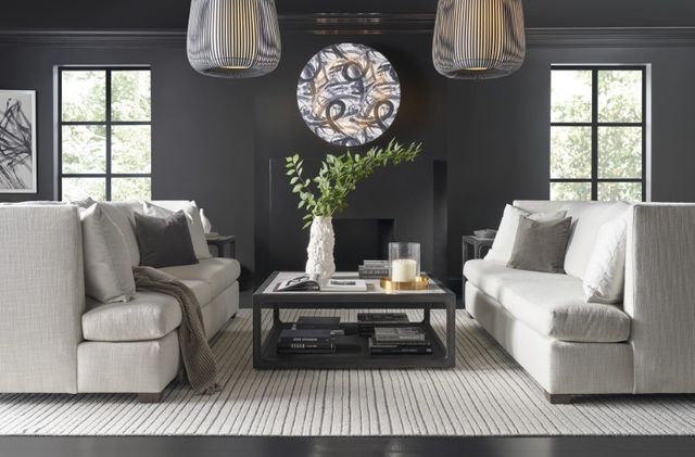 Universal Explore Home™ Coalesce Halen Gray Cocktail Table with Ravenwood Base-1