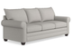 Bassett® Furniture Alexander Gray Roll Arm Sofa-1