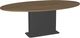 Amisco Customizable Lucarelli 84" Oval Dining Table with 1" Thermo Fused Laminate Top-0