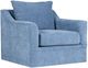 New Classic® Home Furnishings Sylvie Blue Slate Swivel Chair-0