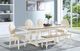 Winners Only® Torrance Gray/White Dining Bench-1