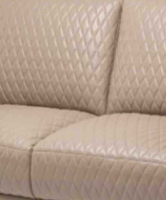 Michael Amini® Mia Bella Beige/Rose Gold Loveseat-1