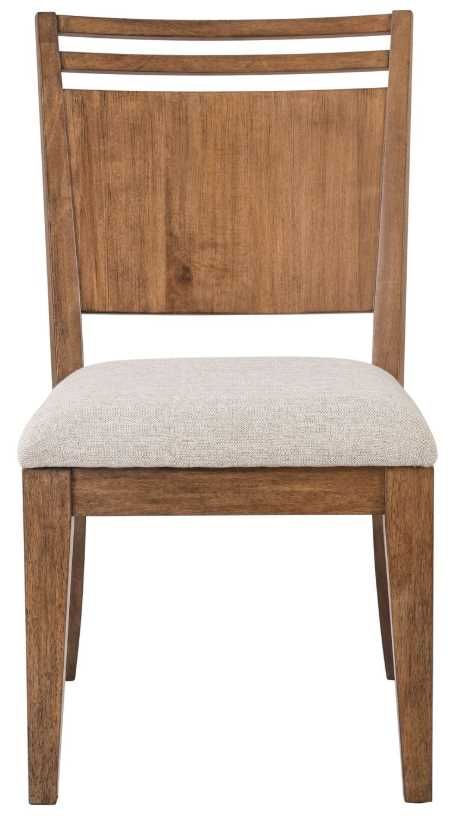 Liberty Furniture Shaker Lakes Harvest Brown/Taupe Panel Back Side Chair-2