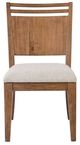 Liberty Furniture Shaker Lakes Harvest Brown/Taupe Panel Back Side Chair-2